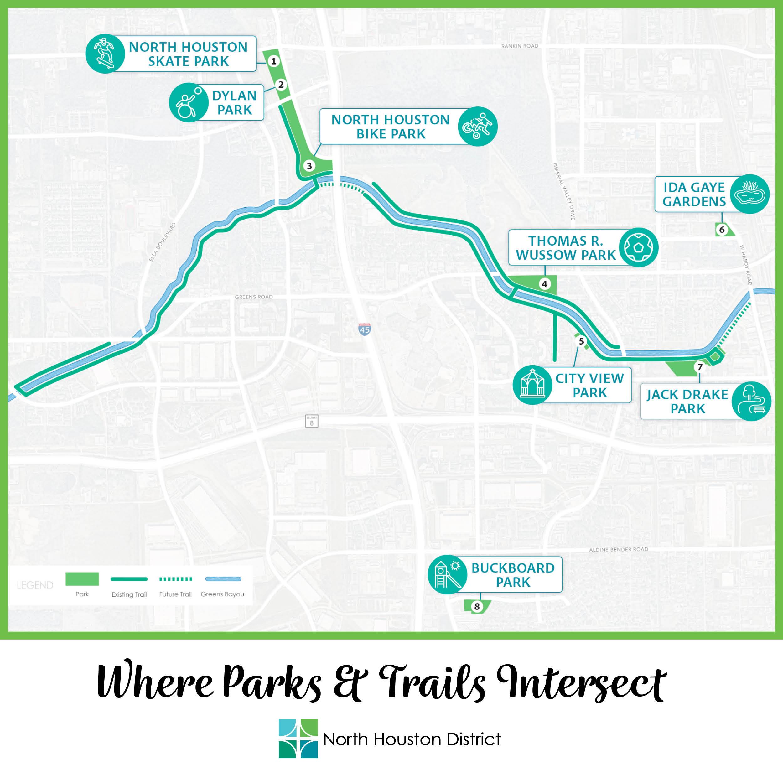 Parks & Trails Map 2025 Parks & Trails Map 2025
